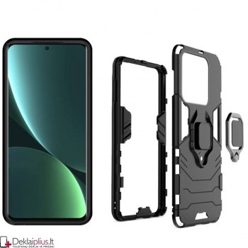 Sustiprintas dėklas 4in1 - juodas (Xiaomi 13 Pro)
